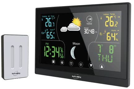 Station météo avec écran LCD couleur tactile