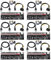 MZHOU Scheda Riser PCI-E da 1X a 16X con cavo di prolunga USB 3.0 da 0,6 m per l'estrazione di Bitcoin, criptovalute ed Ether (VER009S 6 pz)