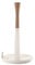 Guzzini - Tierra, Roll&Tear, Porte-Rouleau Universel en Plastique recyclé - Blanc Lait, Ø 17xh 30,4 cm - 180200156