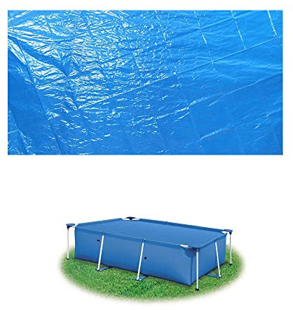 Pool Cover, 2PCS 7.25 * 4.92FT Solar Pool Cover, Paddling Ground Swimming Pool Covers, Pool Solar Cover Rainproof Dust Covers Protection Cloth