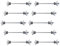 GEFONG Boulons de Connexion du Plan de Travail M6 Longueur 150mm Acier Galvanisé Vis de Connecteur de Meubles Raccords pour l'assemblage Serrage et Fixation 10 Pcs