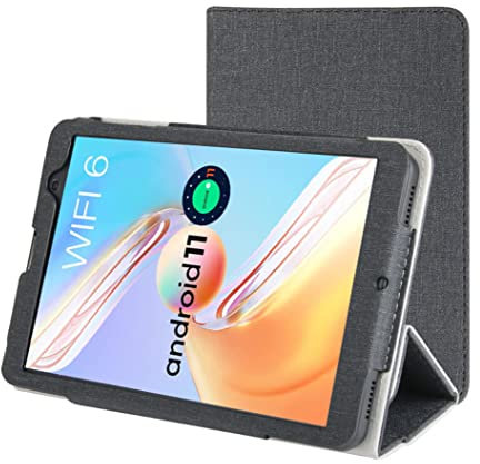 YHFZR Case for Teclast P80T, Slim Lightweight Smart Shell Folio Cover with Stand Function for Teclast P80T 8 Inch Tablet, Black