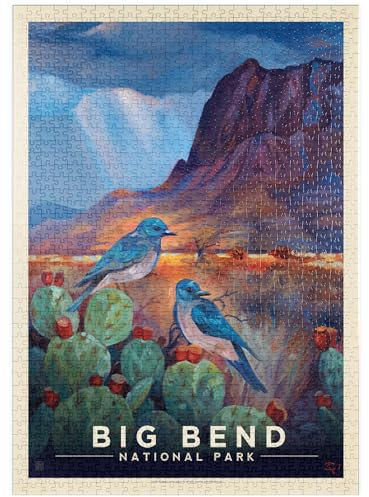 MyPuzzle Big Bend National Park: Birds - Premium 1000 Teile Puzzle - MyPuzzle Sonderkollektion von Anderson Design Group