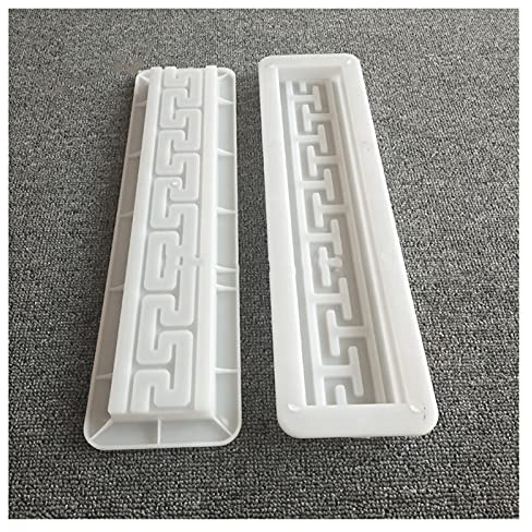 Moldes para Hormigon Impreso Cemento Antiguo Ladrillo Molde Square Molde Garden Fabricación Molde de Ladrillo Talla 3D Talla Antideslizante Concrete Antideslizante Moldes de pavimentación 45x8x2.5cm