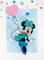 Große Minnie Mouse Wohn-Decke Blau 130 x 170 cm super weiche Coral-Fleece-Decke Mikroflausch Kuscheldecke Sofadecke Herz Gril Mädchen Minnie Maus Disney Mickey Daisy Donald Goofy Pass zur Bettwäsche