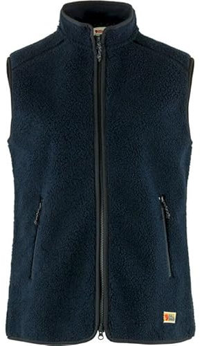 Fjallraven 86994-560 Vardag Pile Fleece Vest W Gilet sportivo Donna Navy Taglia M