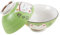 lachineuse – 2 cuencos para sopa o ramen, diseño Maneki Neko – Duo verde – cuencos multiusos – porcelana – Decoración japonesa – idea de regalo de Japón Asia