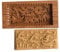 Neroyaner Christmas Cookie Stamps Carved Wooden Baking Cookie Mould Santa ? Reindeer Shape Wooden Molds Biscuit Embossing Press Stamps for Xmas Baking