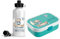 wolga-kreativ Set personalisierte Mepal Campus Kinder Brotdose und Trinkflasche Mädchen Junge Bär Schiff Lunchbox Fächer Unterteilung für Schule und Kindergarten