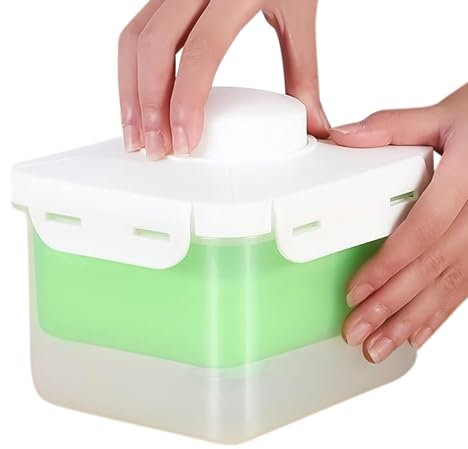 Paneer Sieb – Paneer Box Abtropfgestell, Abtropfpaneer Maker | Einfaches Entfernen von Paneer-Wassersieb, vorgepresst, Haushaltsablaufbehältersieb, vorgepresstes Drücken für Paneer, 15,2 x 12,7 x 12,7