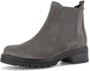 Gabor Damen Chelsea Boots, Frauen Stiefeletten,Bootee,Booties,halbstiefel,Kurzstiefel,uebergangsschuhe,Mohair (Micro),43 EU / 9 UK