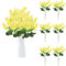 astylishome Kunstblüten 35 cm Künstliche Hyazinthen Blumen 6 Stück Künstlich Dekorative für Haus Küche Bad Schlafzimmer Tafelaufsatz Hochzeitsdekoration 1410