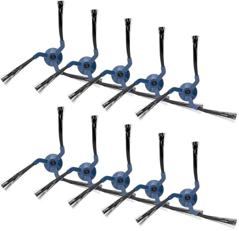 (10 Stück) Ersatz Seitenbürste, kompatibel mit Eufy X9 Pro Zubehör/ X10 Pro Omni Series Staubsauger, Roboter Staubsauger Seitenbürsten