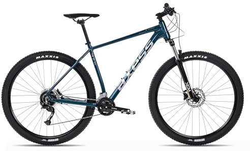 Axess Torrent Mountainbike | MTB-Hardtail | 18-Gang Schaltung | Hydraulische Scheibenbremsen, Farbe:Blue, Rahmengröße:19 Zoll, Laufradgröße:29 Zoll