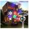 YQVEOT LED Lampe de projecteur de noël 180 Rotatif Solaire Plein Ciel étoile lumière fête STA lumière extérieure Jardin pelouse Lampe pour la décoration intérieure du paysa
