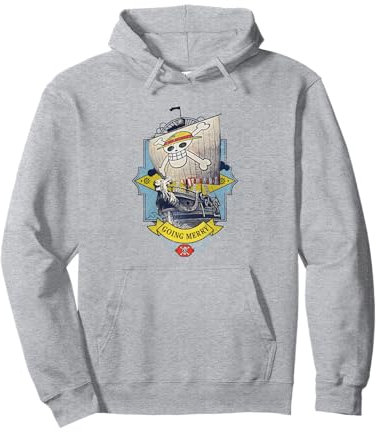 One Piece Going Merry Chapeau de paille Pirates Anime Sweat à Capuche