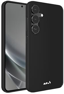 Mous Schutzhülle für Samsung Galaxy S25 Plus, dünn, MagSafe-kompatibel, superdünn 2.0, magnetische Handyhülle, Schwarz