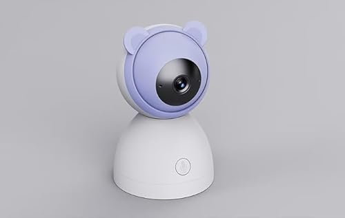 YESIMOM 2K Camara Vigilancia Bebe con 2 Cámaras,5 IPS Pantalla, 360°PTZ, Comunicación Bidireccional, Monitoreo de Movimiento y Seguimiento Automático, Alarma de Área Personalizada,con App Movil