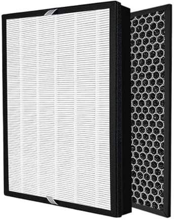 TFNVYQQZ Filtre HEPA, Compatible avec Hitachi, Purificateur d'air for EP-A6000, EP-A7000, EP-A8000, EP-M7200C, Filtre HEPA Véritable Et Filtres À Charbon Actif