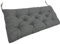 MSNCS Bankauflage Sitzkissen Gartenkissen Bankkissen 90x50/100x50/110x50/120x50cm, Dicke Von 8cm,Sitzauflagen Loungekissen Sitzpolster Auflage Für Bänke/Gartenbank(Dark Gray,90x50cmx8cm)