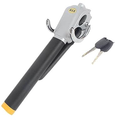 TOPBATHY High Safety Car Steering Wheel Lock Disc Lock for Wheel Theft Prevention Black Fit