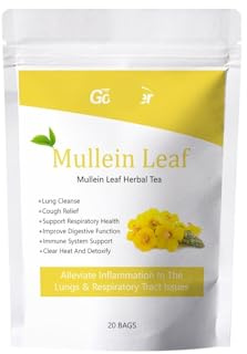 KLYso Sachets De Tisane Purifiante À La Feuille Molène for Une Meilleure Fonction Pulmonaire. Thérapie Naturelle Le Corps, Rafraîchissante Et Facile Préparer.(1PCS)