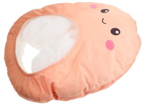 GALPADA Lustige Plüsch Ei Kopfbedeckung Cartoon Hut für Partys Fotorequisiten Atmungsaktiv für Kreative Veranstaltungen Unvergessliche Fotosessions