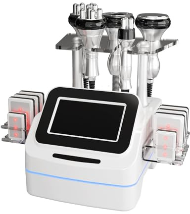 6 In 1 Macchina Cavitazione 40k massaggiatore professionale a radiofrequenza Ultrasuoni Lipolaser Dispositivo Bellezza Vuoto per Cura Del Viso Corpo Scultura Anticellulite braccia vita coscia