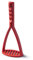 Zeal Potato Mashers, Non-Scratch Silicone Food / Potato Masher, Soft Grip Premium Masher with Solid Core, Red