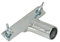 DEWEPRO® Stielhalter für Fassadenspachtel - Zubehör für Flächenspachtel - Durchmesser Aufnahme: 24mm - Lochabstand innen: 8cm - inkl. 2 Flügelschrauen