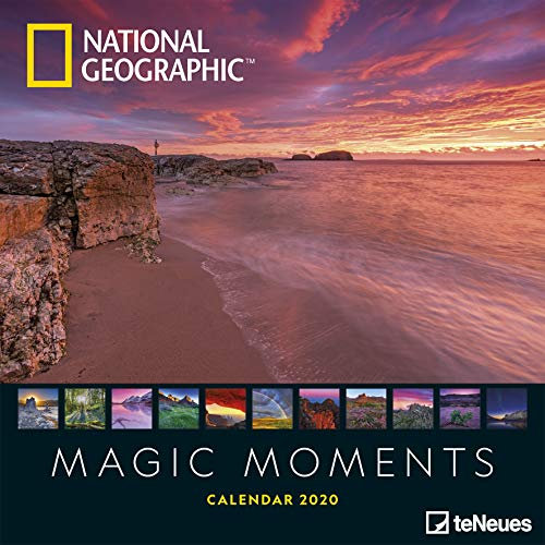 National Geographic Magic Moments 2020 - Posterkalender - 30x30cm - Landschaftskalender - Tierkalender - atemberaubende Fotografie