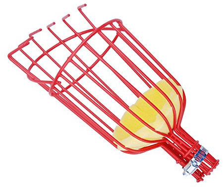 Fruit Picker - 13-Foot Lightweight Fruit Catcher Telescopic Aluminum Alloy Pole Fruit Basket w/Bruise Free Basket - Outdoor Gardening Apple Peach Picking Tool (as Shown)