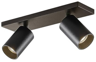 Arcchio Wandstrahler, Deckenstrahler 350° drehbar 90° schwenkbar Wandspot Deckenspot Wandlampe Deckenlampe 2x GU10 ohne Leuchtmittel Strahler Spot