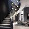 KJLARS Lustre Moderne En Cristal Pendentif Lumière LED Goutte De Pluie Suspendus Lumières Haut Plafonnier Luminaire pour Salon Salle À Manger Couloir Hall Escalier G4 Ampoules (14 lumières)