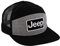 Jeep Premium Richardson Baseballkappe mit 7 Paneelen, Snapback-Aufnäher, für Herren, Baseballkappe, Polomützen, Grau (Heather Grey)/schwarz, Einheitsgröße