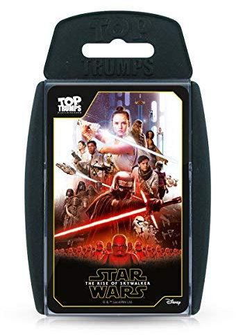 Top Trumps Star Wars Episode IX The Rise of Skywalker Specials Kartenspiel, Spielen mit Chewbacca, Rey, General Hux und Kylo Ren, pädagogisch für 2 Spieler und EIN tolles Geschenk für Kinder ab 6