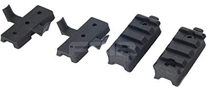 FMA TB293 Plastic Rail Wing Lock Flashlight Mount Set For OPS Helmet Rail