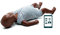 Little Baby QCPR Laerdal Realistische Baby Trainingspuppe für Eltern & Trainingskurse - Kleinkind QCPR Trainingspuppe für Erste Hilfe Training - Realistische Anatomie, dunkle Hautfarbe