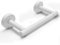POKIM White Metal Toilet Roll Holder Swivel Flexible Ceramic Wall Mount SUS 304 Stainless Steel Adjustable