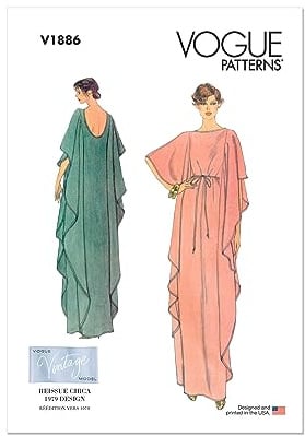 Vogue Patterns V1886A Misses Dress A (XS-S-M-L-XL-XXL)