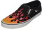 Vans Herren Asher Sneaker, Flame Black/White, 42.5 EU