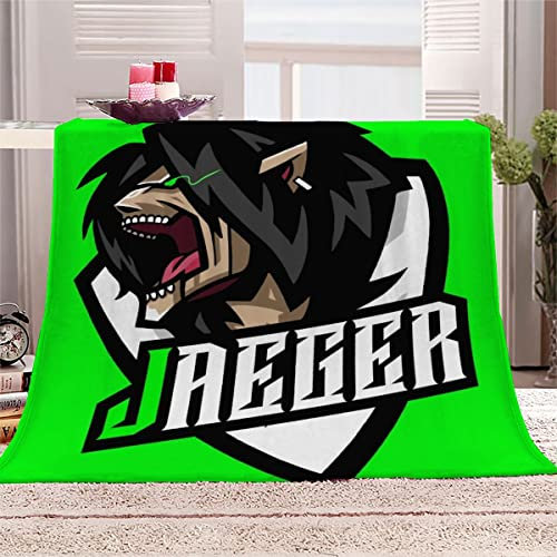 Kuscheldecken 130x150 Manga Decke 3D-Digitaldruck Kuscheldecke Flanelldecke Weich Wohndecke Sofadecke Zweiseitige Comic-Wolf Decke Kinder Erwachsene alle Jahreszeiten