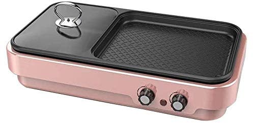 Barbecue Grill Kleiner elektrischer Hot Pot Grillofen, Haushaltsgrillmaschine Schlafsaal Hot Pot Barbecue Multifunktions-Elektro-Backform