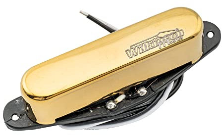 Wilkinson WOVT Low Gauss Vintage Nashville Céramique Micro Manche Telecaster Pickup pour Guitare électrique Tele Style, Doré