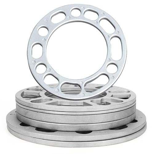 Separadores Ruedas,Espaciador de Ruedas 4 Uds. Espaciador de rueda de coche 6X139,7 5X139,7 Universal 6mm aleación de aluminio 6 agujeros ET espaciadores de neumáticos de rueda cuñas junta de rueda