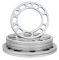 Separadores Ruedas,Espaciador de Ruedas 4 Uds. Espaciador de rueda de coche 6X139,7 5X139,7 Universal 6mm aleación de aluminio 6 agujeros ET espaciadores de neumáticos de rueda cuñas junta de rueda