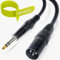 BEMERO Cavo linea XLRm su jack 6.3, Jack, TRS, 1,5 m, bilanciato, 3 poli, nero