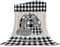 Kuscheldecke Herbst Thanksgiving Leopard Buffalo Plaid Kürbis Wohn-Decke Warm Dicke Sofadecke Flauschige Bettüberwurf, Für Couch, Geschenke, 100x125cm
