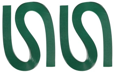 PATIKIL 240 Stück Quilling-Streifen Papier 5mm(3/16) 54cm Origami-Papier Quilling-Streifen für Kunst DIY Handwerk Weihnachten, Grün