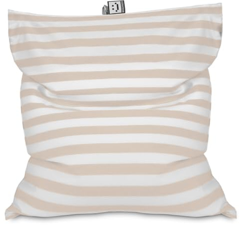 HAPPERS Big Sitzsack Toldotex - Riesiger Sitzsack für drinnen und draußen, schwimmender Sitzsack für Pool und Garten, Stoff sonnen- und wasserfest, inklusive Füllung, abnehmbar und waschbar, 127 x 155